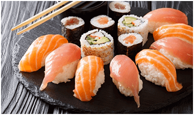 commander plateaux gourmands à  sushi massy