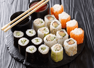 commander plateaux à  sushi verrieres le buisson
